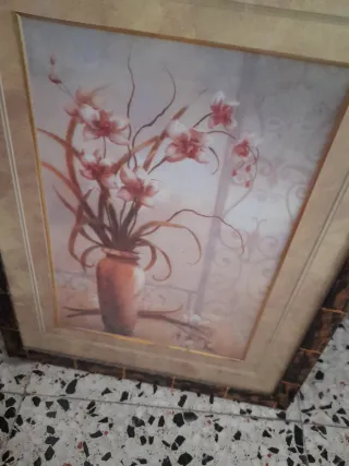 Cuadro laminado con cristal