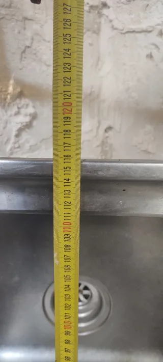 Fregadero 2 Senos Acero Inox ( 116 x 50 )