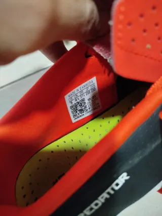 Zapatillas de fútbol Adidas Negras Naranja