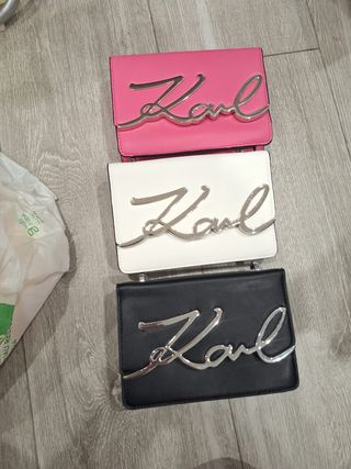 Bolsos Karl Lagerfeld (Negro, Rosa, Blanco)