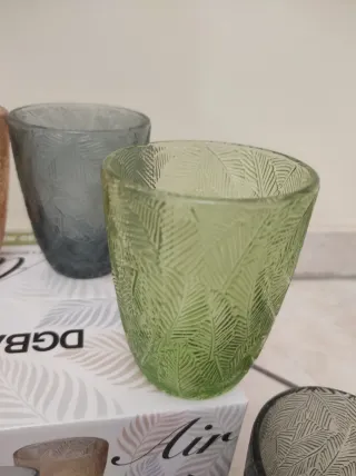 Set 6 Bicchieri DGBavaria Vetro Colorati 250ml