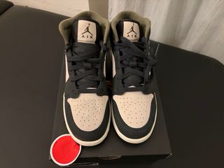 Air Jordan 1 Mid SE Donna Beige Nero