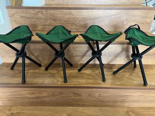 4 Sillas Plegables Portátiles para niños.