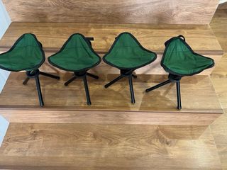 4 Sillas Plegables Portátiles para niños.