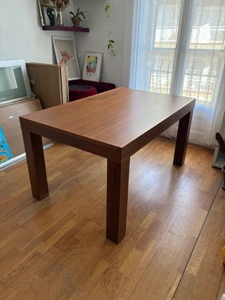 Mesa comedor extensible nogal 240 cm