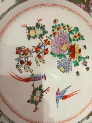Piatto Antica Cina stile Satsuma -Imari