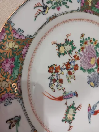 Piatto Antica Cina stile Satsuma -Imari