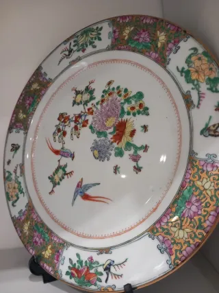 Piatto Antica Cina stile Satsuma -Imari