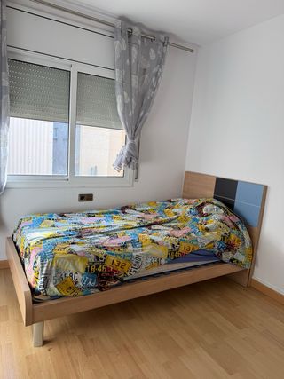 Cama 105 con somier y cabecero