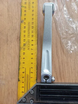 Palanca cambio y puños moto