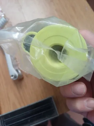 Palanca cambio y puños moto