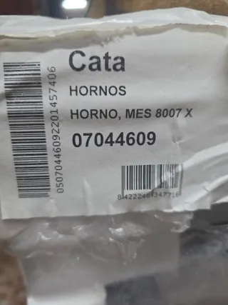 Horno Cata 8007 X