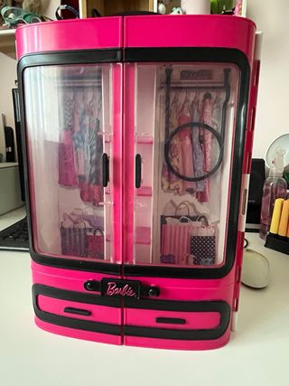 Armario Juguete Barbie Fucsia