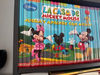 Colección Libros y DVD La Casa de Mickey Mouse