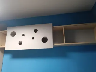 Mueble juvenil modular dos cama