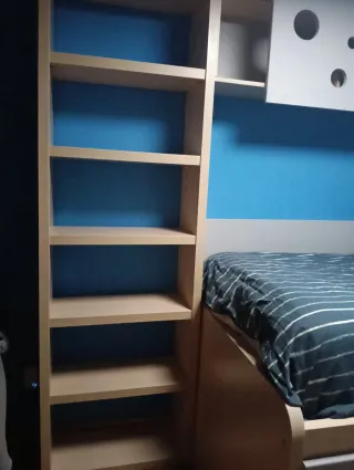 Mueble juvenil modular dos cama