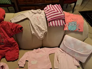 Lotto Completi Neonata Rosa e Rosso