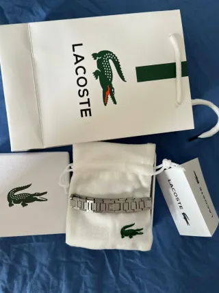 Pulsera Lacoste Plata