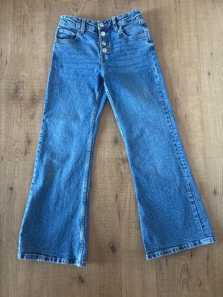 Lote 2 Jeans flare Niña Zara Talla 11-12.