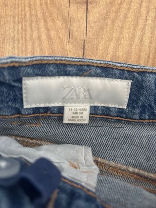 Lote 2 Jeans flare Niña Zara Talla 11-12.