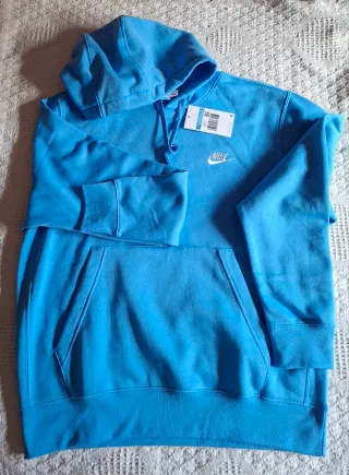 Sudadera Nike con capucha azul Talla M