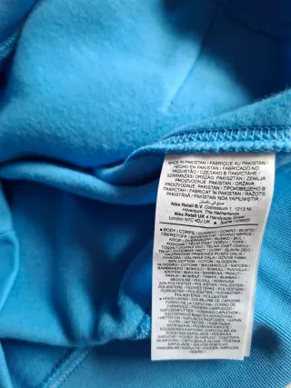 Sudadera Nike con capucha azul Talla M