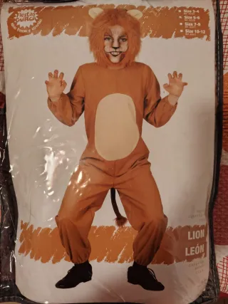 Disfraz de León Talla 5-6 Años