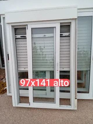 Ventana aluminio corredera 150x152