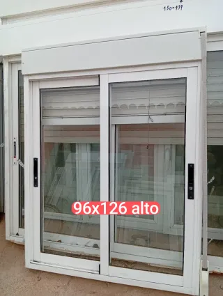 Ventana aluminio corredera 150x152