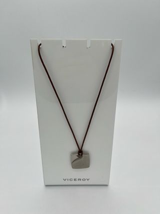 Collar Viceroy acero y Marrón