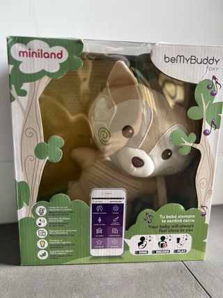 Peluche Miniland beMyBuddy Foxy con caja