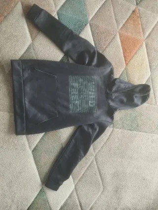 Sudadera Boriken con capucha gris