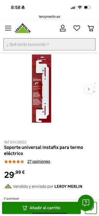 Soporte Universal Termo Eléctrico instalación faci