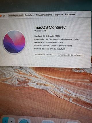 MacBook Air Apple Gris/Plateado