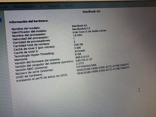 MacBook Air Apple Gris/Plateado