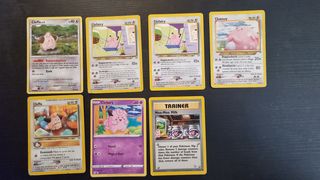 Carte Pokémon Clefable, Jigglypuff, Blissey
