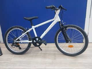 Bicicleta niños 20 Pulgadas MTB Rockrider ST 120 Blanco