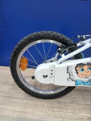 Bicicleta niños 16 pulgadas Btwin 100 Inut blanca 4,5 -6