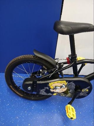 Bicicleta niños 16 pulgadas Btwin 500 Dark Hero negra 4,5 -