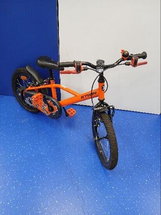 Bicicleta niños 16 pulgadas Btwin 500 Robot naranja 4,5-6