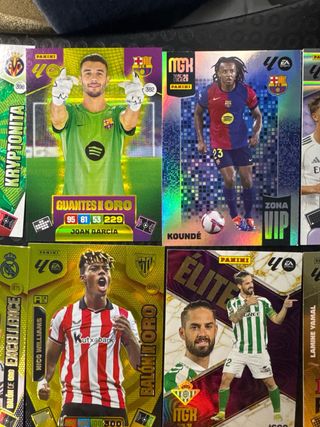 Cromos Fútbol Panini Extra Gold y más