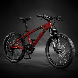 Bicicleta niños 20 pulgadas aluminio Rockrider ST 900 rojo