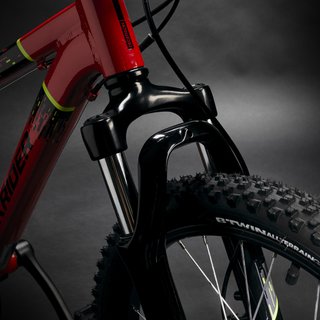 Bicicleta niños 20 pulgadas aluminio Rockrider ST 900 rojo