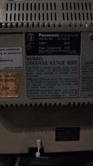 Panasonic AG-500R Videoregistratore VHS