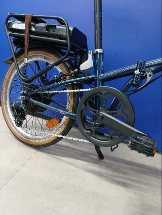 Bicicleta Plegable Eléctrica E Fold 500 Azul