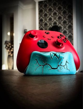 Soporte Mando Xbox Rojo y Azul