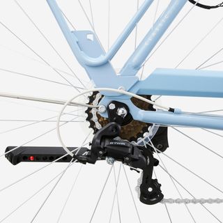 Bicicleta urbana clásica cuadro bajo 28 pulgadas 6 V Elops