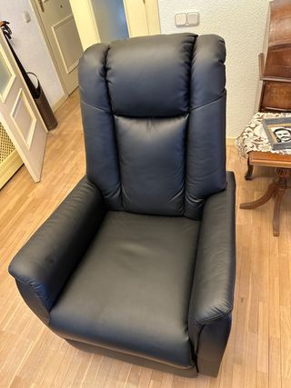 Sillón eléctrico confort negro