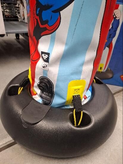 Saco Boxeo Superman Niños Hinchable