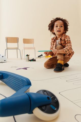 Patinete Scooter Niños Oxelo Learn 500 Azul